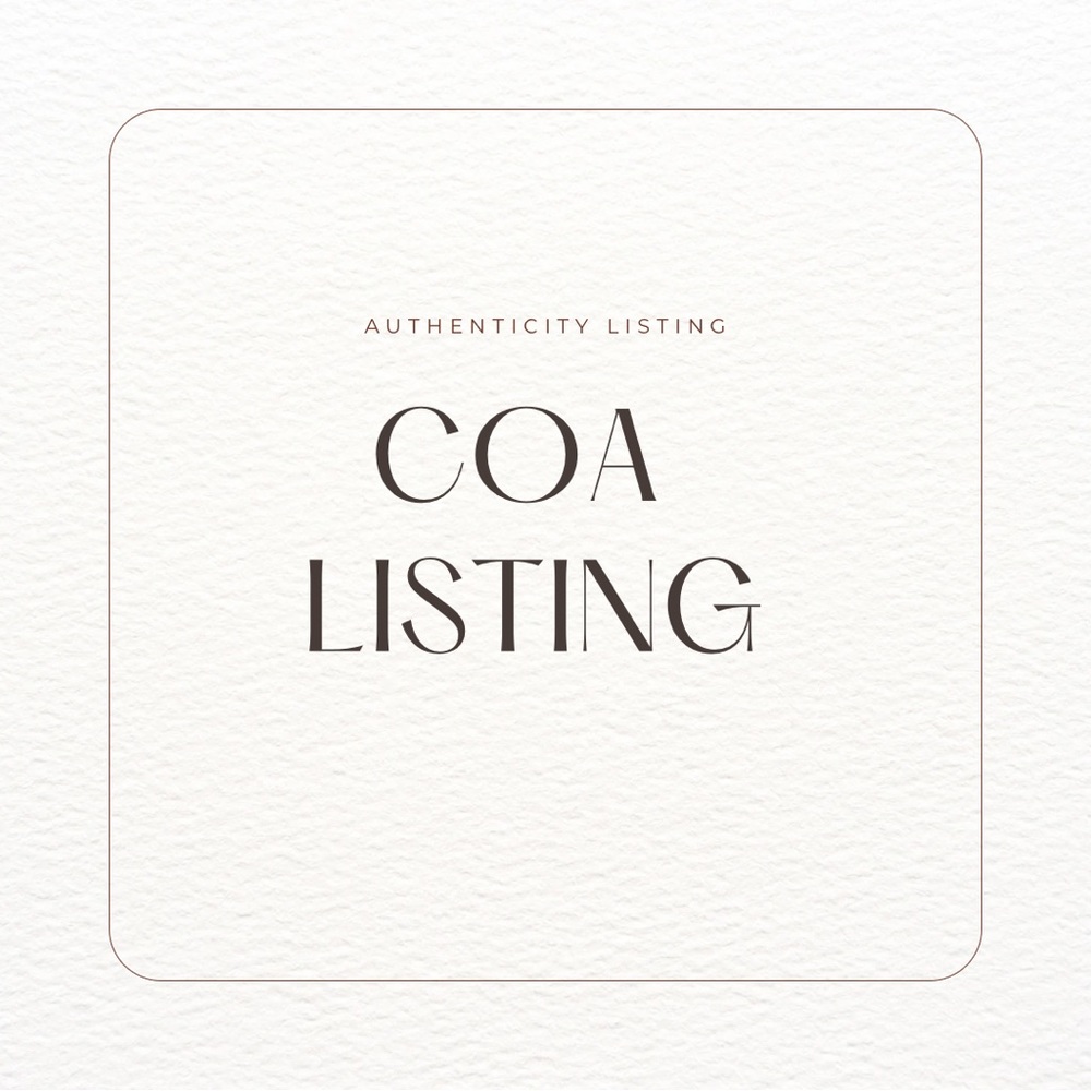 COA Listing
